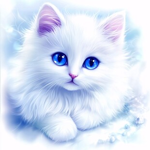 金吉拉猫插画