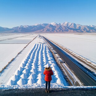 赛里木湖冬季冰雪旅游