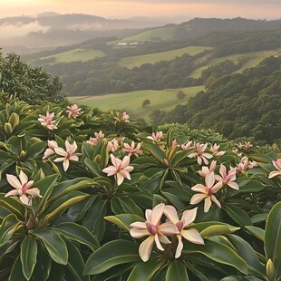 庭院鸡蛋花