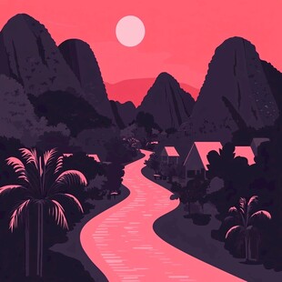 广西插画