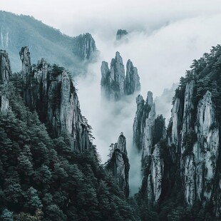 雨后三清山