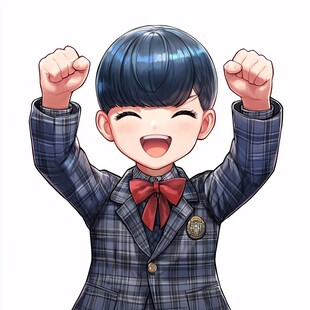 q版青年少年男生