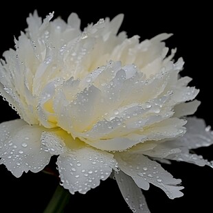 雨润菊花花姿艳