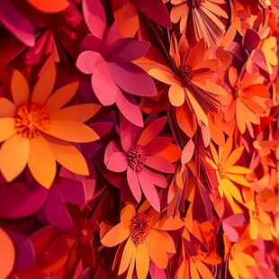 3d立体花壁纸