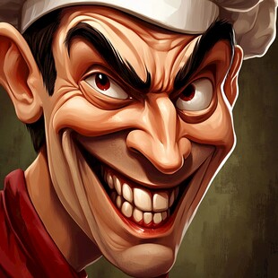 卡通写实漫画人物