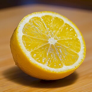 切开的柠檬果肉