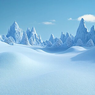 雪山大场景