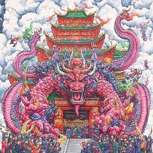 九天楼插画