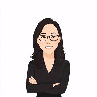 女讲师教师插画