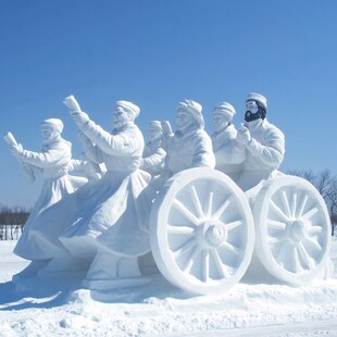 太阳岛雪雕