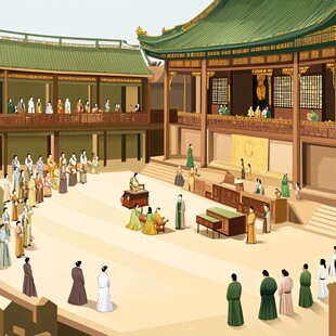 古代科举场景