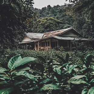 茶叶林中小屋