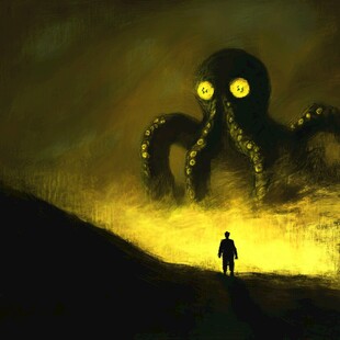 孤独的灵魂插画