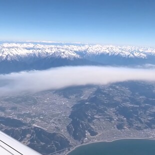 俯瞰雪山大地