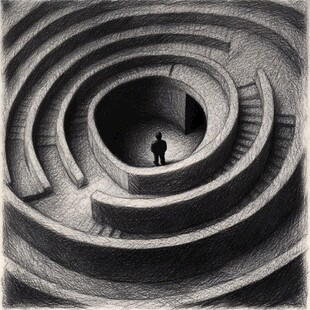 在阈限空间里迷路的人