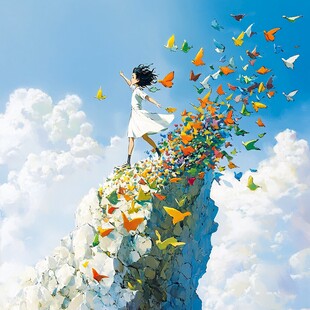 梦幻人物创意插画