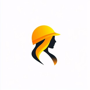 戴帽子的女人logo