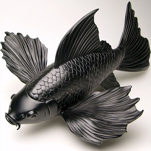 3d浮雕金鱼鲤鱼