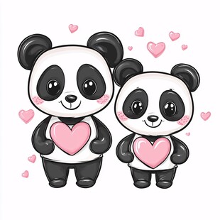 爱熊猫吉祥物