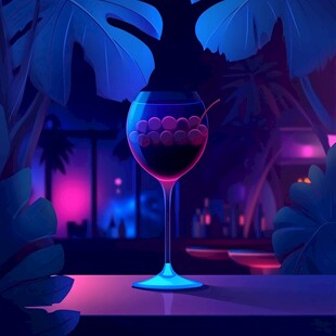 霓虹灯场景造型