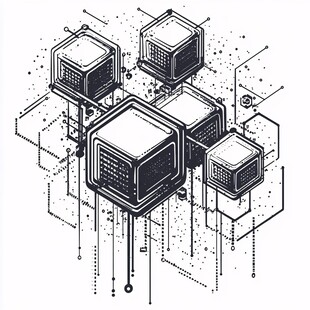 科技感正方体box