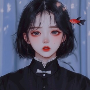 插画少女头像