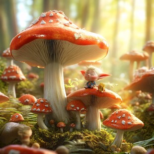 精美小蘑菇