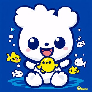 熊宝宝ip插画