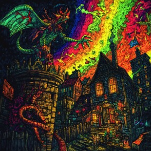 龙年插画展示