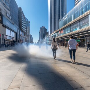 城市风光春熙路