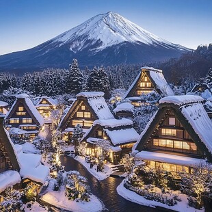 日本富士山景区