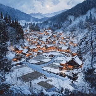 日本岐阜县白川乡