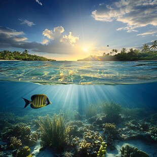 海洋海底素材