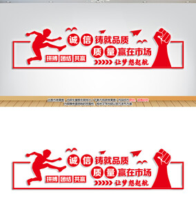 企业品质文化墙