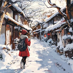 日系风插画