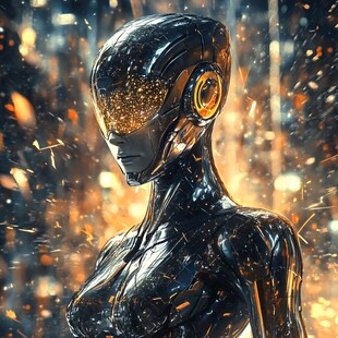 后现代机械科幻未来派