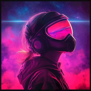 赛博朋克装饰画