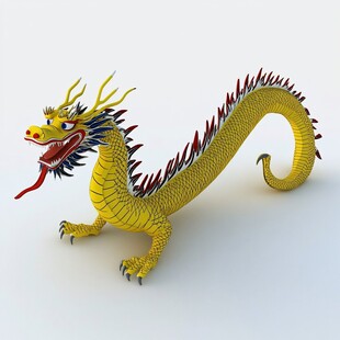 原创卡通中国龙