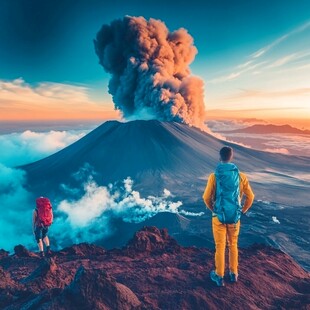 火山游览胜地