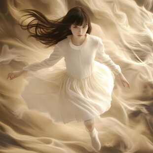 梦幻少女插画