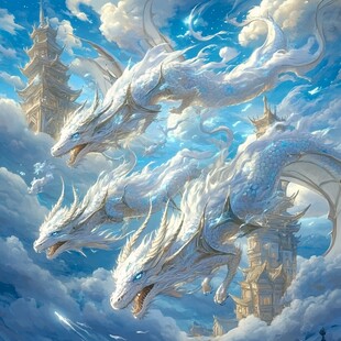 飞龙在天插画