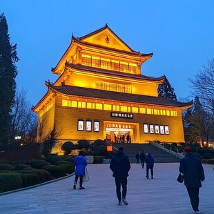 神武门夜景