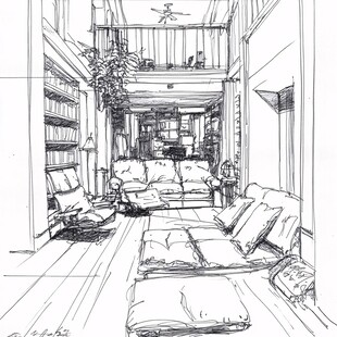 室内速写稿