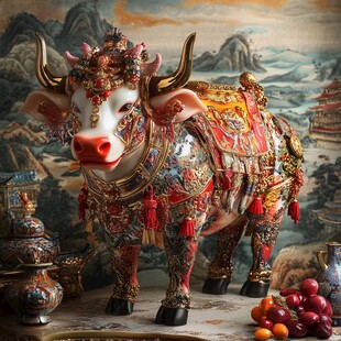 牛年立体工艺品