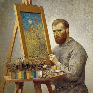 没有耳朵的梵高自画像