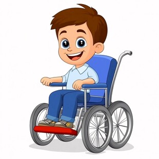坐轮椅的人