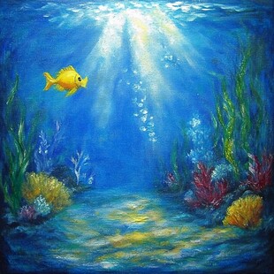 立体画海底立体画