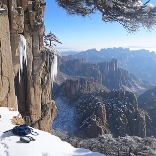 石海雪景