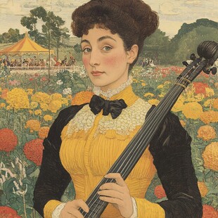拉小提琴的姑娘