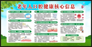 老年人口腔健康核心信息